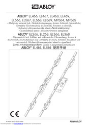 Abloy EL468 Bedienungsanleitung