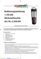 Profi Power 2.420.001 Bedienungsanleitung