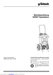 Grunbeck GENO Betriebsanleitung