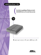 Axis Communications AXIS StorPoint CD Benutzerhandbuch