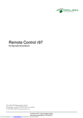 Ocilion IPTV Technologies Remote Control r97 Konfigurationshandbuch