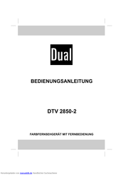 Dual DTV 2850-2 Bedienungsanleitung