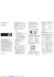 HP ProLiant ML110 G6 Installationsblatt