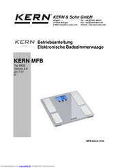 KERN MGE 100K-1 Betriebsanleitung
