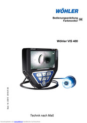 Wohler VIS 400 Bedienungsanleitung