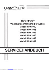 Henny Penny HHC-997 Servicehandbuch