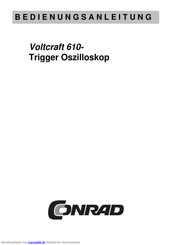 Conrad Voltcraft 610-2 Bedienungsanleitung