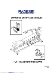 Paramount AP-2900 Pflegehandbuch