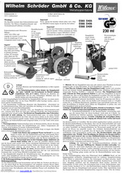 Wilesco D368 Gebrauchsanweisung