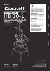 Cocraft HB 10-L Bedienungsanleitung