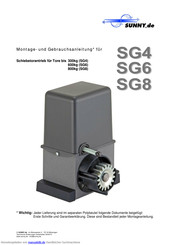 sunny.de SG6 Montage- Und Gebrauchsanleitung