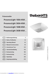 ThebenHTS PresenceLight 180A-KNX WH Bedienungsanleitung