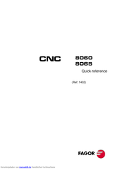 Fagor CNC 8065 Kurzreferenz