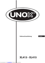 Unox XL413 Gebrauchsanleitung