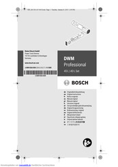 Bosch DWM Professional 40 L Originalbetriebsanleitung