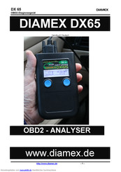 DIAMEX DX65 Handbuch