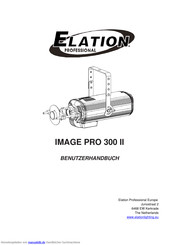 Elation Professional IMAGE PRO 300 II Benutzerhandbuch