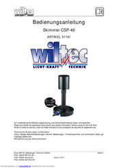 WilTec 51191 Bedienungsanleitung