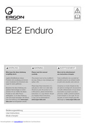 Ergon BE2 Enduro Anleitung