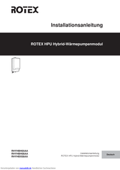 Rotex RHYHBH05AA Installationsanleitung