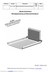 KEMMLIT Merida Montageanleitung Und Benutzerhandbuch