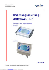 Systec deltawaveC-P Bedienungsanleitung