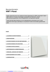 WMT Y-Panel Benutzerinformation