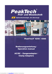 PeakTech 4250 Bedienungsanleitung