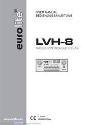 EuroLite LVH-8 Bedienungsanleitung