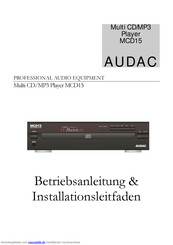 AUDAC MCD15 Betriebsanleitung