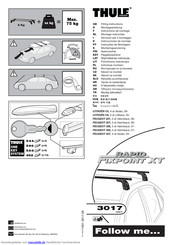 Thule Rapid Fixpoint XT 3017 Montageanleitung