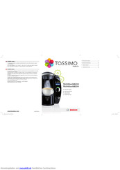 Bosch TASSIMO Fidelia+ TAS 65xxGB/CH Series Gebrauchsanleitung