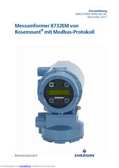 Rosemount 8732EM Kurzanleitung