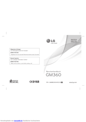LG GM360 Benutzerhandbuch