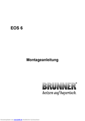 Brunner EOS 6 Montageanleitung
