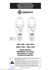 Greenlee CMH-1000 Bedienungsanleitung