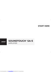 Bose SoundTouch SA-5 Sicherheitshinweise Und Gebrauchsanleitungen