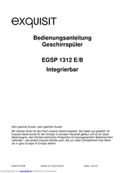 Exquisit EGSP 1312 E/B Bedienungsanleitung