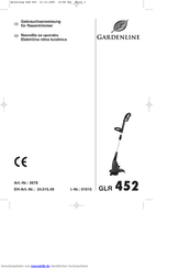 Gardenline GLR 452 Gebrauchsanweisung