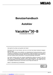 Melag Vacuklav 30 B Benutzerhandbuch