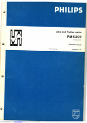 Philips PM 6307 Gebrauchsanleitung
