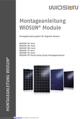 WIOSUN CP serie Montageanleitung