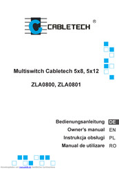 Cabletech ZLA0801 Bedienungsanleitung