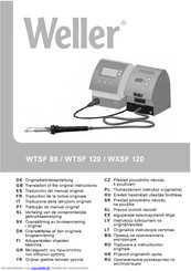 weller WTSF 80 Originalbetriebsanleitung