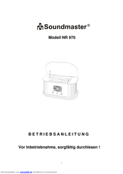SOUNDMASTER NR 970 Betriebsanleitung