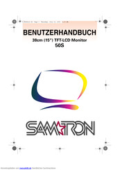 Samtron 50S Benutzerhandbuch