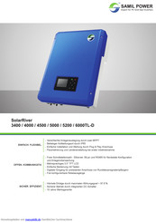 Samil Power SolarRiver 6000TL-D Installation Und Wartung