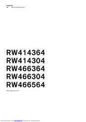 Gaggenau RW466564 Gebrauchsanleitung