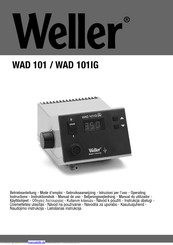 Weller WAD 101IG Betriebsanleitung