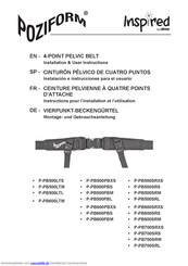 Poziform P-PB600SRM Montage- Und Gebrauchsanleitung